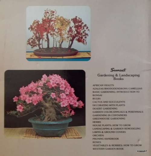 Bonsai - Illustrated Guide to an Ancient Art - A Sunset Book