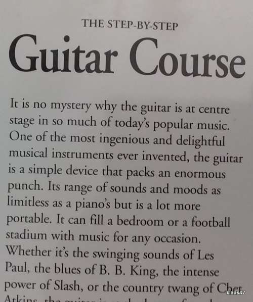 The Step-by-Step Guitar Course - Tom Fleming - Hardcover