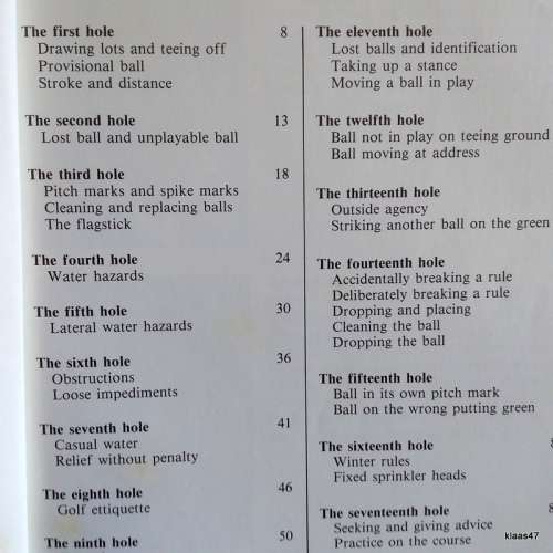 Rules of Golf (Illustrated) - Martin Vousden - Hardcover