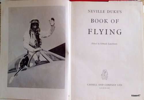 Neville Dukes Book of Flying - Ed: Edward Lanchbery - Hardcover
