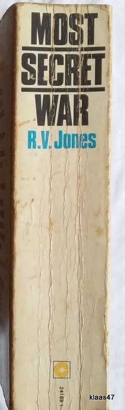 Most Secret War - R V Jones - Paperback (British Scientific Intelligence 1939-1945)