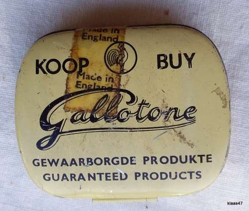 Gallotone - De Luxe Gold - 100 Needles (Sealed tin)  SMALL TIN Gramophone