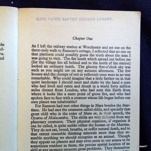 Voyage to Venus - C S Lewis - Paperback