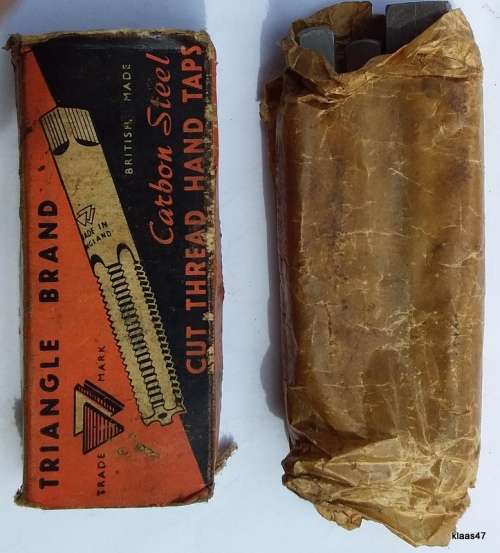 Triangle - Carbon Steel - Cut Thread Hand Taps - 14mm (Made in England)