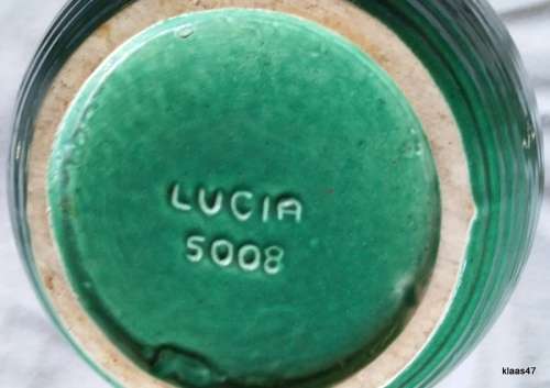 Lucia - Vase - Green - 5008 - 16cm High - 13cm Diameter