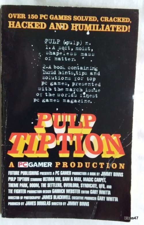 PCGamer - Pulp Tiption - Paperback (Over 150 PC Games Solved, Cracked, Hacked and Humiliated!)