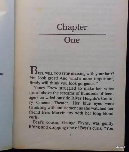 The Nancy Drew Files - Case 38 - The Final Scene - Carolyn Keene - Paperback