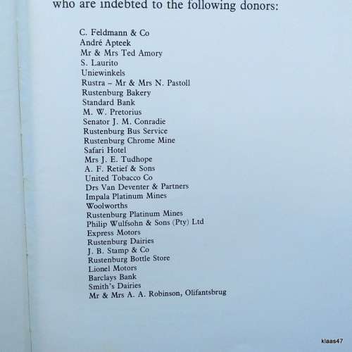 Rustenburg Romance - Eric Rosenthal - Hardcover (The History of a Voortrekker Town) 1979