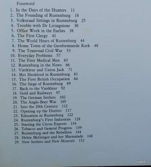 Rustenburg Romance - Eric Rosenthal - Hardcover (The History of a Voortrekker Town) 1979