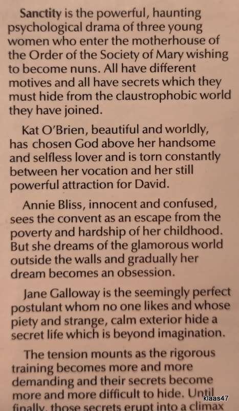 Sanctity - Orania Papazoglou - Hardcover  (aka Jane Haddam)