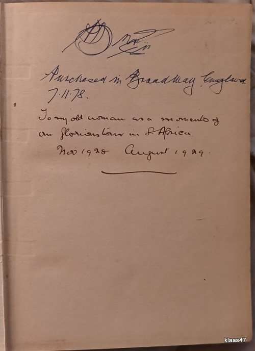 The Pilgrims` Way in South Afrcia - Dorothea Fairbridge - Hardcover 1928