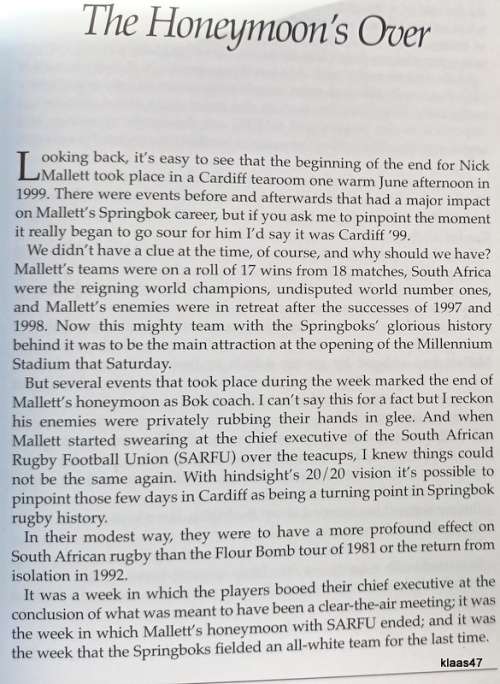 Nick and I - Rob van der Valk with Andy Colquhoun - Paperback (An Adventure in Rugby)