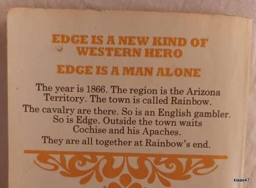 Edge - Apache Death - George G Gilman - Paperback