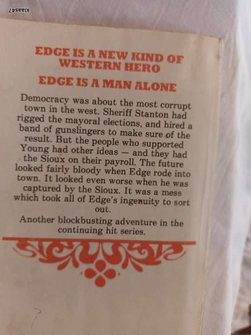 Edge - The Day Democracy Died - George G Gilman - Paperback