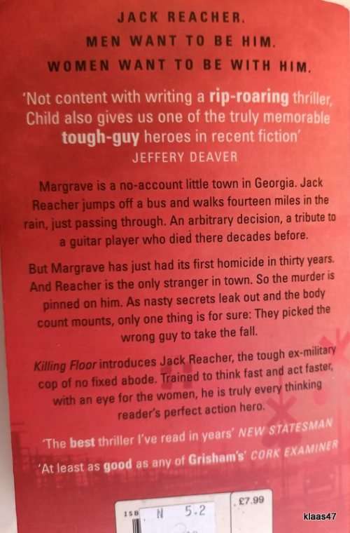 Killing Floor - Lee Child - Paperback (Introducing Jack Reacher)