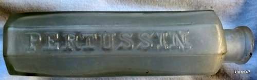 Vintage Pharmacy Bottle - Taeschner Pertussin - No. 200