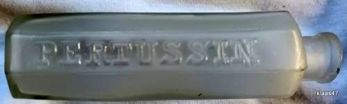 Vintage Pharmacy Bottle - Taeschner Pertussin - No. 200