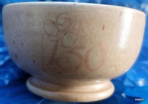 Groot Trek 150 1838-1988 - Footed Bowl - 10.5cm Diameter - 6cm High