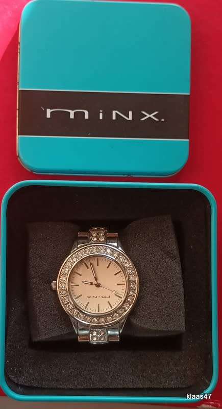 Minx - Ladies silver tone Quartz wrist watch - In original Box