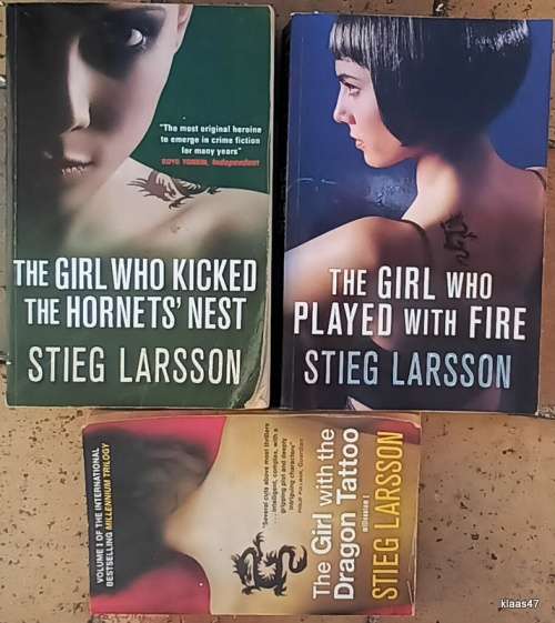 Stieg Larsson - Girl with the Dragon Tattoo / Played with Fire / Kicked the Hornets` Nest - 3 P/back