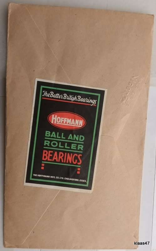 Rutherford Limited Franked 1d Env - 1953 - Cape Town - with Advertising Label Hoffmann Bearings