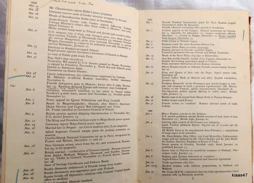 War Chronology 1936-1945: The Long Road to Victory - Hardcover