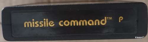 Vintage Atari C2638 - Missile Command - Game Cartridge