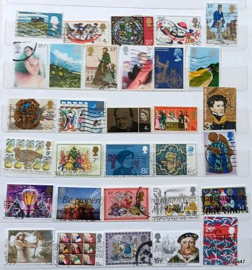 GB - Mixed Lot of 31 Used stamps