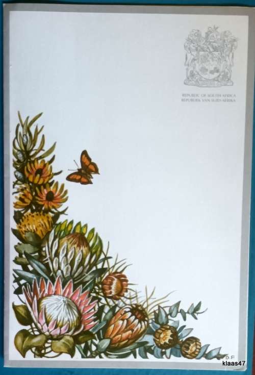 RSA - 1977 - 3rd Definitive Series - Proteas - First Day Folder (In Protea Envelope)