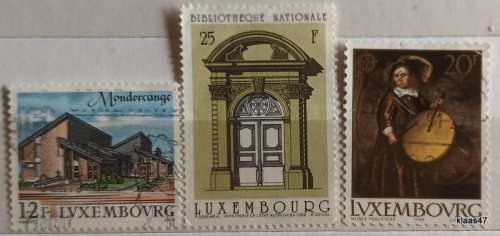 Luxembourg - Mixed Lot of 3 Used stamps