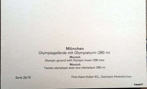 Munich - 10 Small Colour Photos (Folded Souvenir)