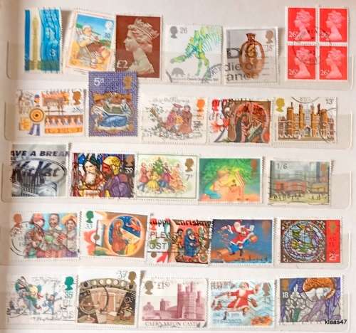 GB - Mixed Lot of 26 Used stamps