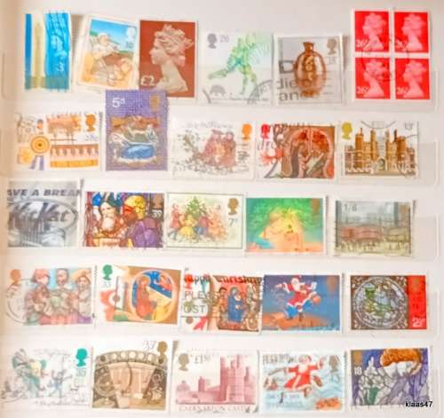 GB - Mixed Lot of 26 Used stamps