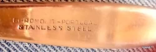 Set of 6 Cake Forks Chromolit Portugal Stainless Steel