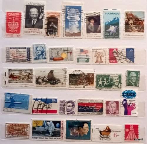 USA - Mixed Lot of 29 Used stamps