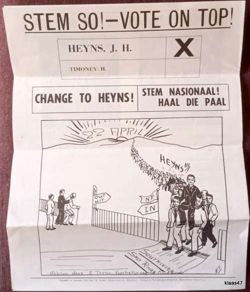 Soutrivier-Nuus / Salt River News - Nationalist Party 1948 - Voter No. 263/01