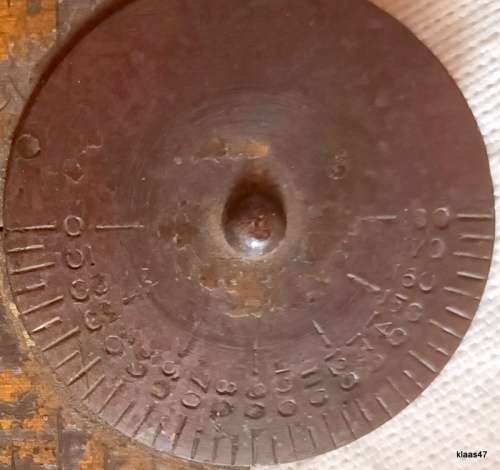 Vintage Carpenter`s Folding Ruler - 3 ft Rabone Boxwood - Made in England No. 1190