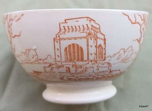 Vintage -  De Sphinx / Uniewinkels - Voortrekker-Eeufees1838-1938 - Commemorative Bowl - 10.8cm Diam