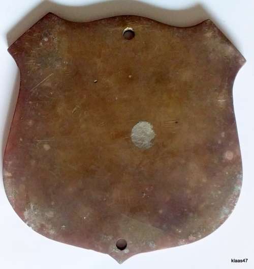 Maker`s name plate - Lancashire Dynamo & Crypto - Trafford Park Works - 1951