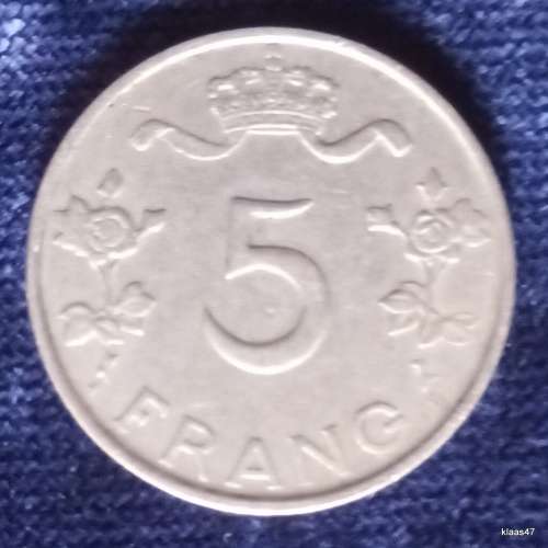 Luxembourg - 1949 - 5 Francs - Charlotte - Copper-nickel