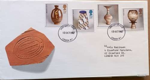 GB - 1987 - Studio Pottery - Royal Mail First Day Cover