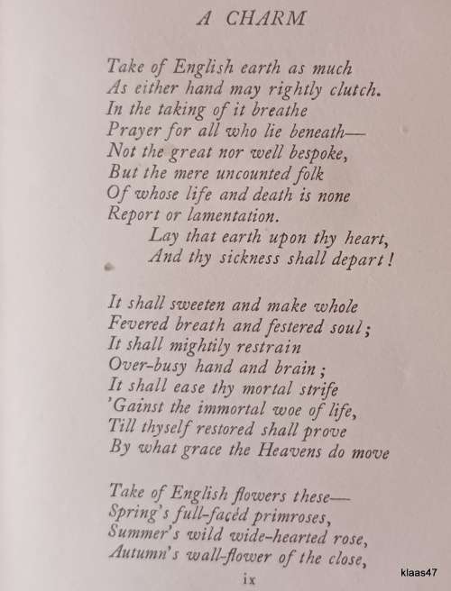 Rewards and Fairies - Rudyard Kipling - Hardcover  Reprint 1915