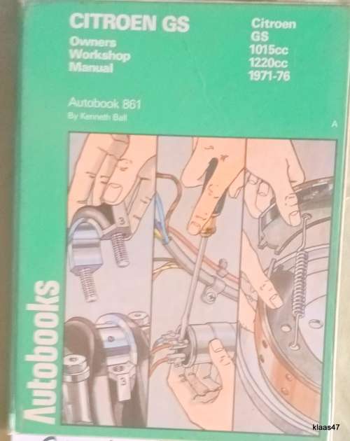 Workshop Manual - Citroen GS - 1015cc/1220cc - 1971-76