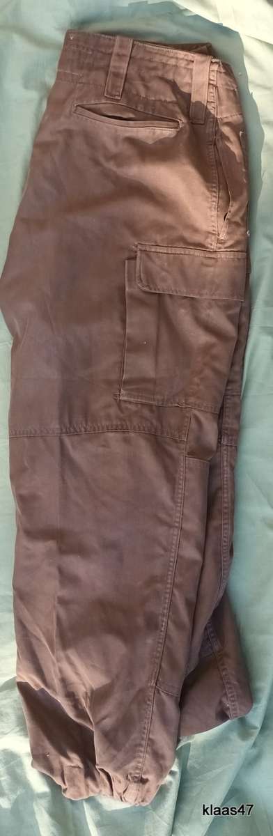 SADF (Border War era) Brown Field Dress pants - Waist 98cm - Inner Leg 65cm Long