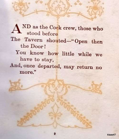 Rubaiyat of Omar Khayyam - Hardcover (Fitzgerald`s translation Illustrations Willy Pogamy) 1961