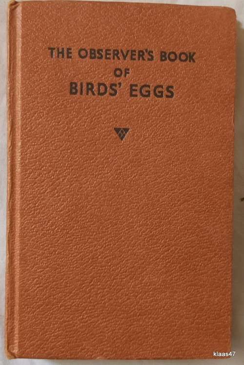 The Observer`s Book of Birds` Eggs - G Evason - Hardcover Reprint 1962 (Pocket Series)