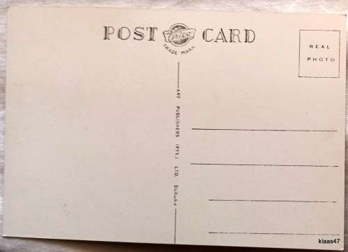 Black and White Post Card - Artco 954 Rhodes Memorial