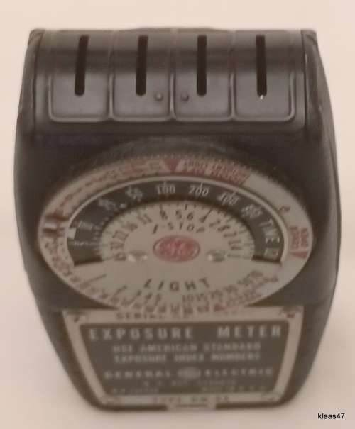 Vintage Exposure Meter / Light Meter - General Electric - Made in USA