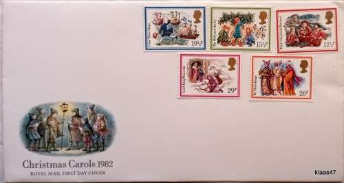 GB - 1982 - Christmas Carols - Royal Mail First Day Cover (Not date stamped)