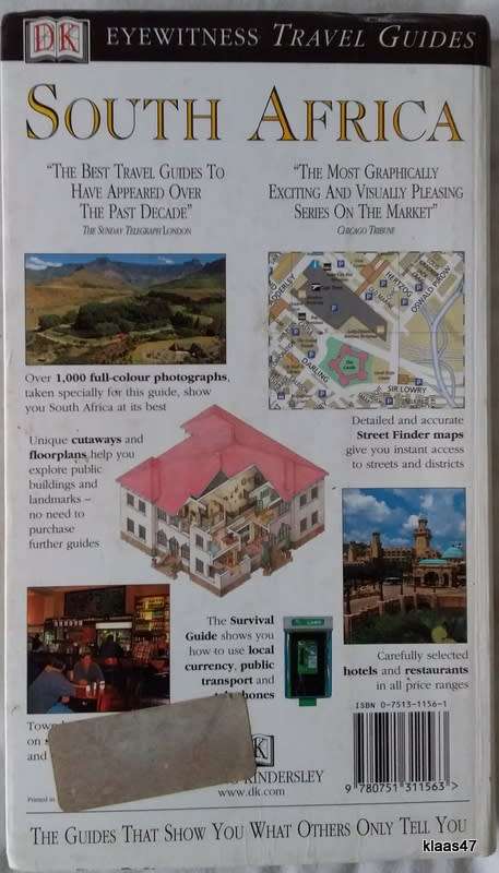 Eyewitness Travel Guides: South Africa- Paperback 1999